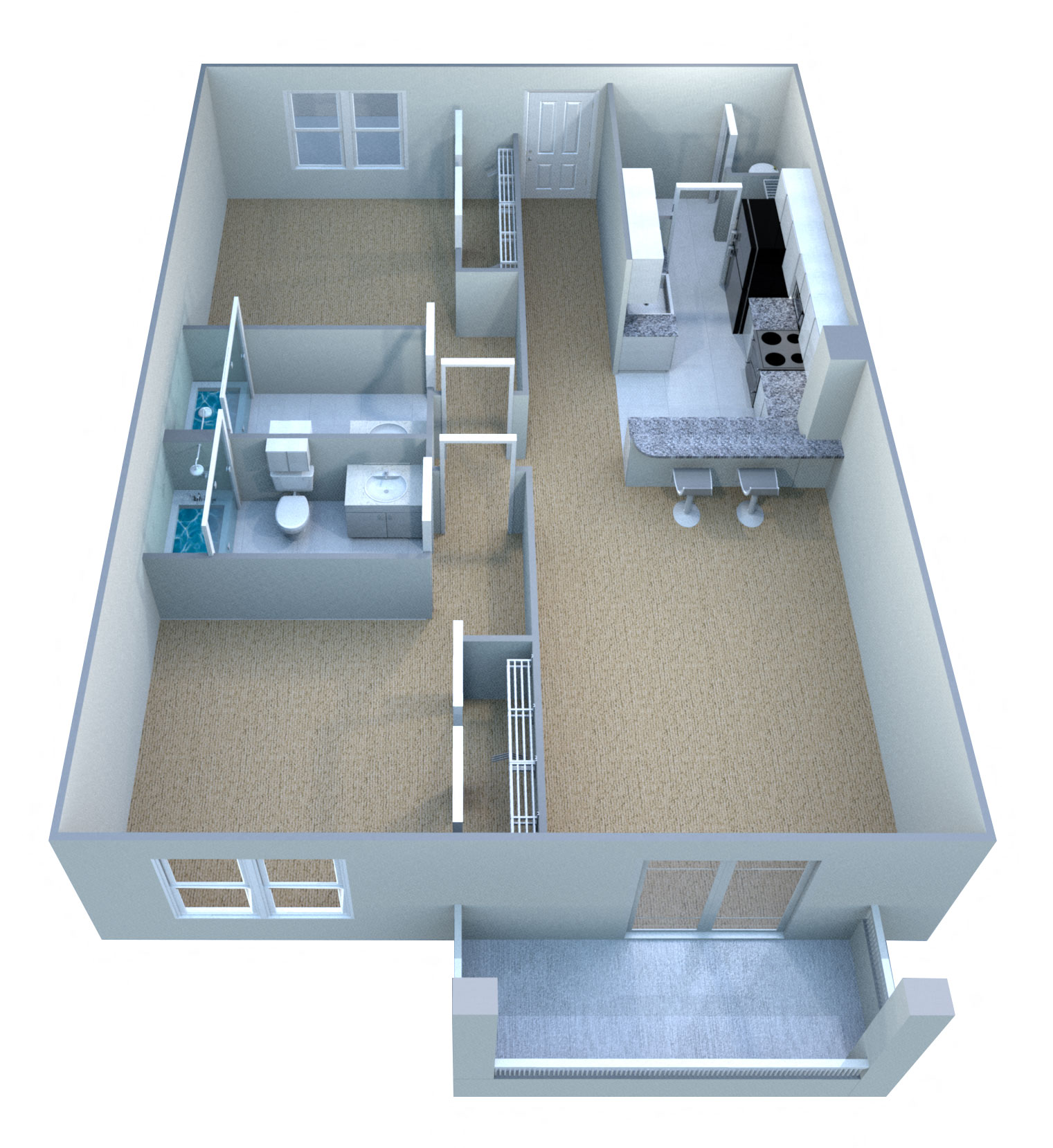Floor Plans of The Links at Fayetteville in Fayetteville, AR